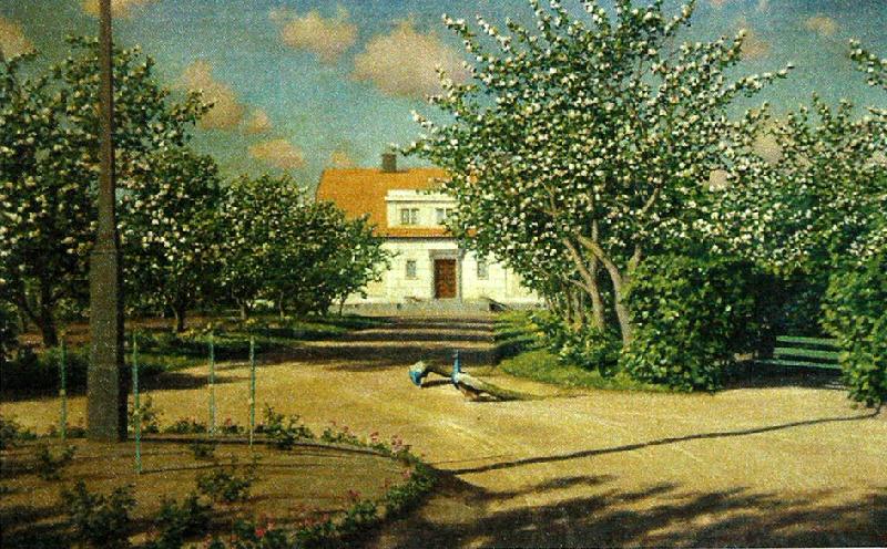 johan krouthen familjen svenfelts villa i ljungsbro France oil painting art